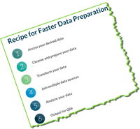 Recipe for Fater Data Preparation