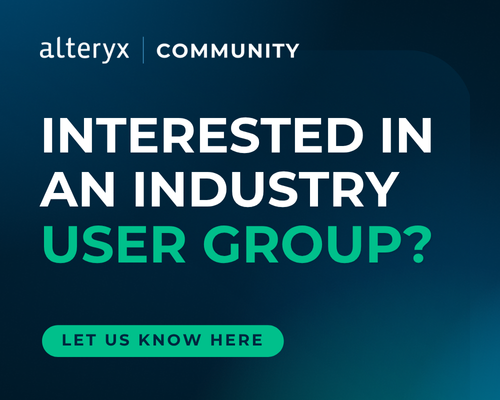 industry user group interest form