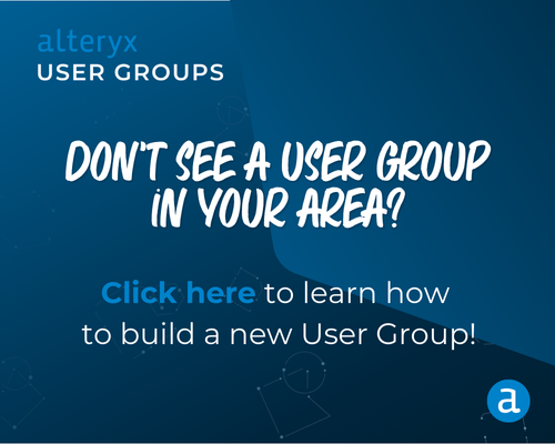 Start a new user group