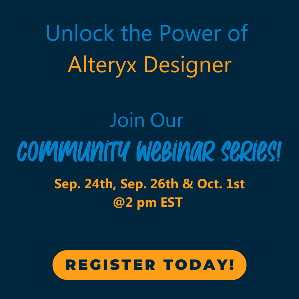 register for community webinar