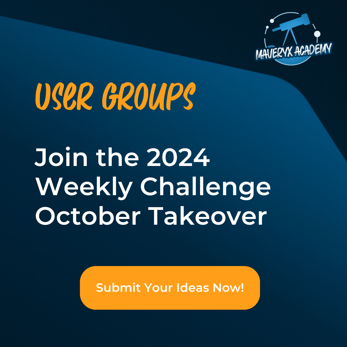 Join the weekly challenge takeover