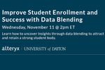 Join Us for a Webinar: Improve Student Enrollment and Success with Data Blending