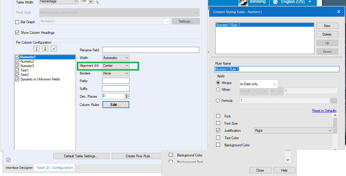 Solved Table Alignment Alteryx Community