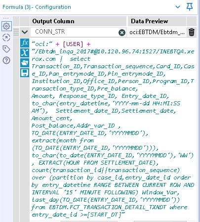 Formula Tool containing query with date variabe