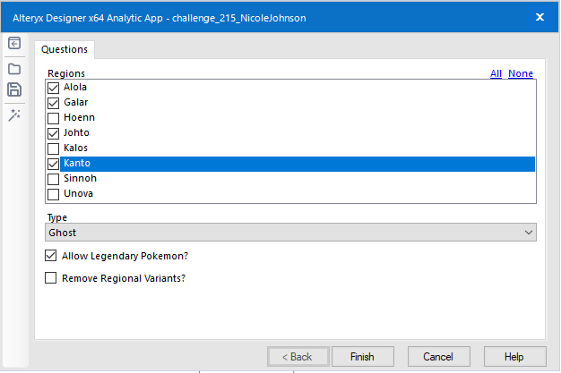 Challenge #391: Which Combinations of Pokémon Type - Page 2 - Alteryx  Community