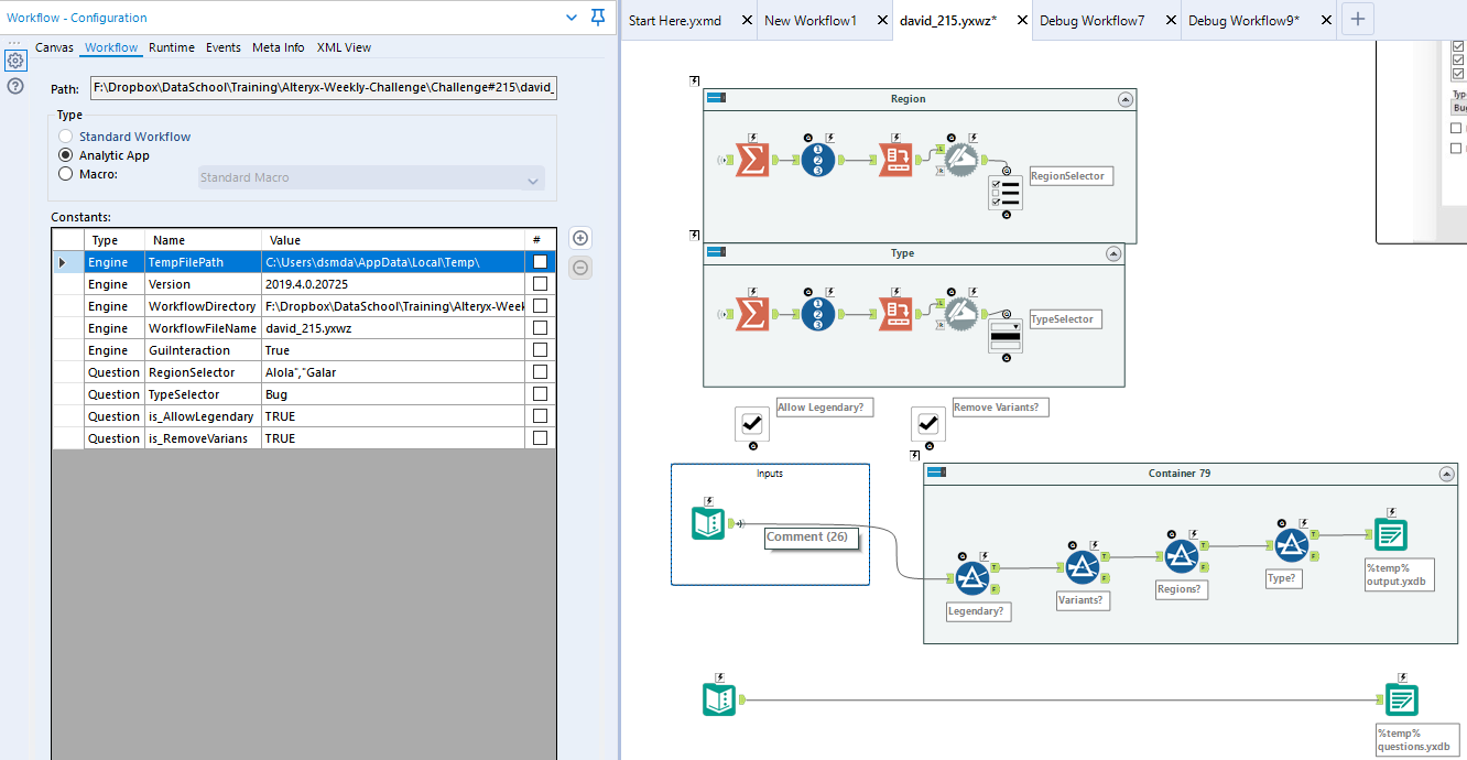 Desafio Semanal #197: Quais combinações de Pokémon - Alteryx