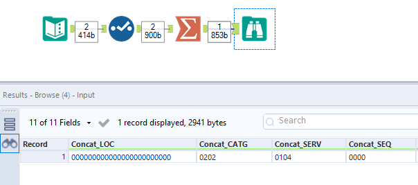 Solved Record Stacking Alteryx Community 9498
