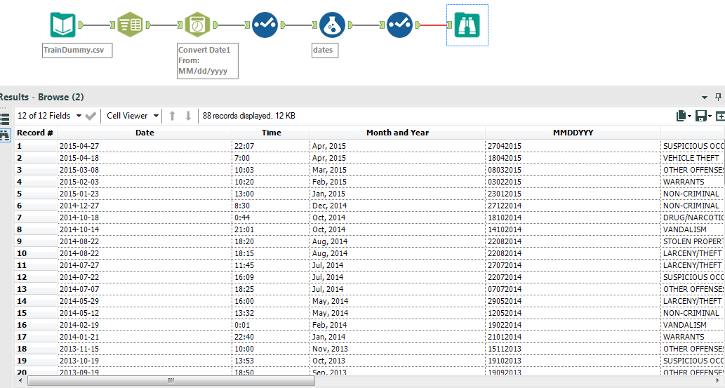 Solved Combining dates Alteryx Community