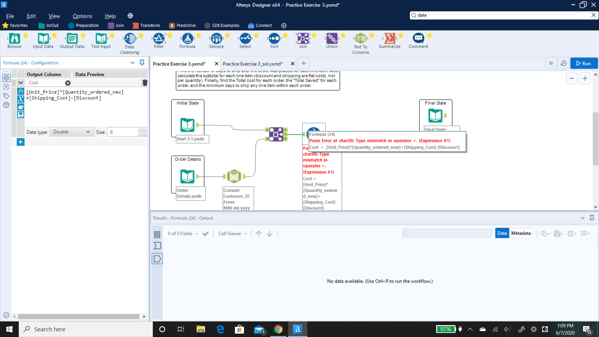 Practice Exercise 3 Parse Error At Char0 Alteryx Community 8886