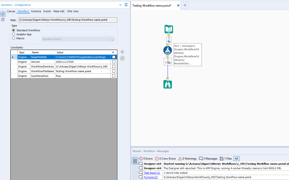 AMP Engine Change to Engine.WorkflowFilename Log... Alteryx Community