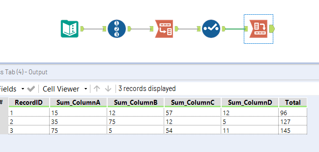 Adding Multiple Columns Across Alteryx Community 1881