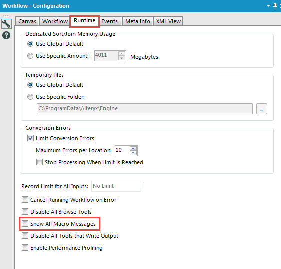 Solved Pop Up Messages After A Wortkflow Alteryx Community