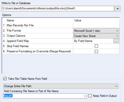 On Output Tool How To Change Table Name And Chang Alteryx Community