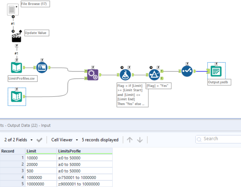 Solved Application to update if statement bins/buckets fr... Alteryx