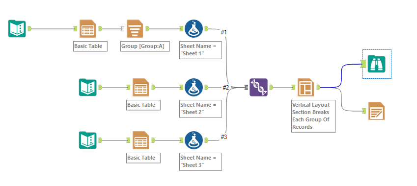 Solved: Render tools separates a table in different sheets - Alteryx ...