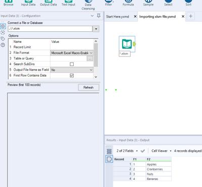 Solved: Open the only .xlsm file in the current Folder reg