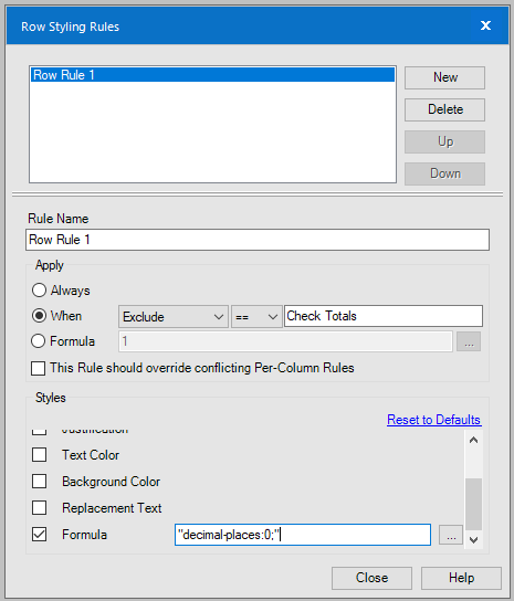 Solved: Row Rule Formatting - Alteryx Community