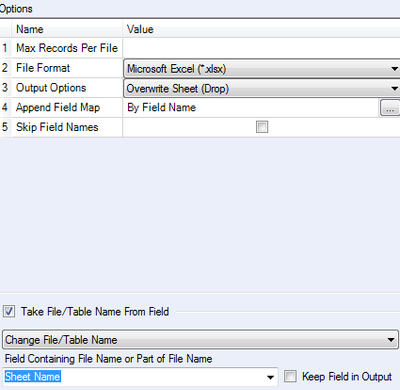 Specify Sheet Name Alteryx Community