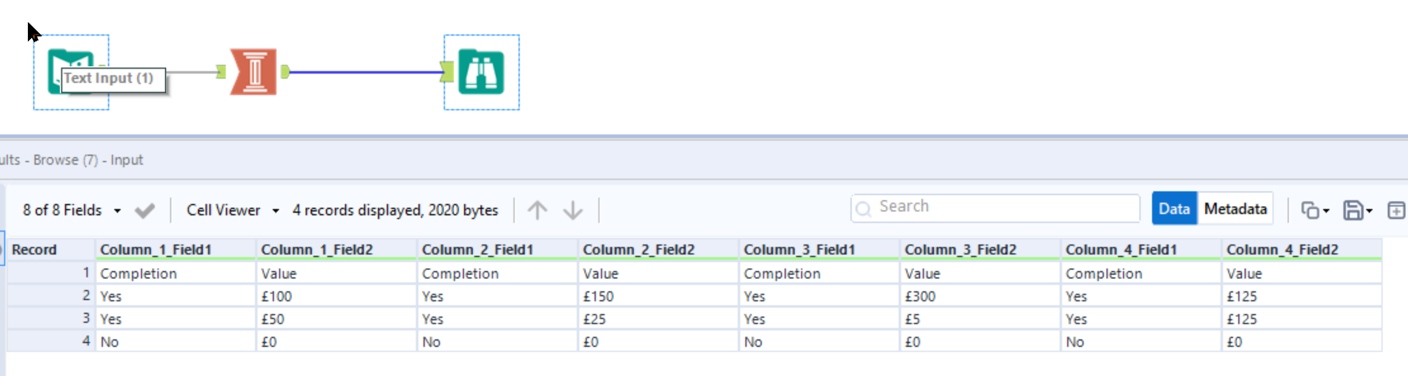 Solved Transpose Every N Rows Multiple Columns Alteryx Community 1497