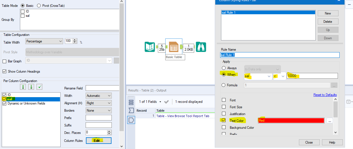 Solved: Row Rule Formatting - Alteryx Community