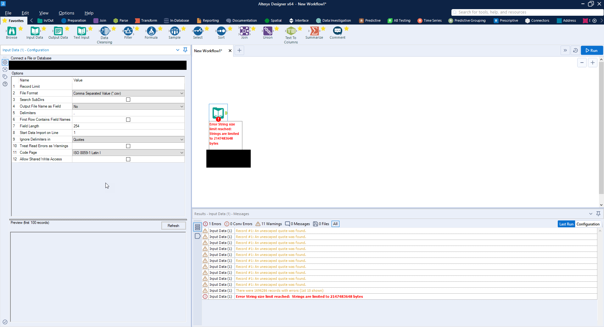 Csv File With Comma Delimiter With Double Quotes Alteryx Community 2900