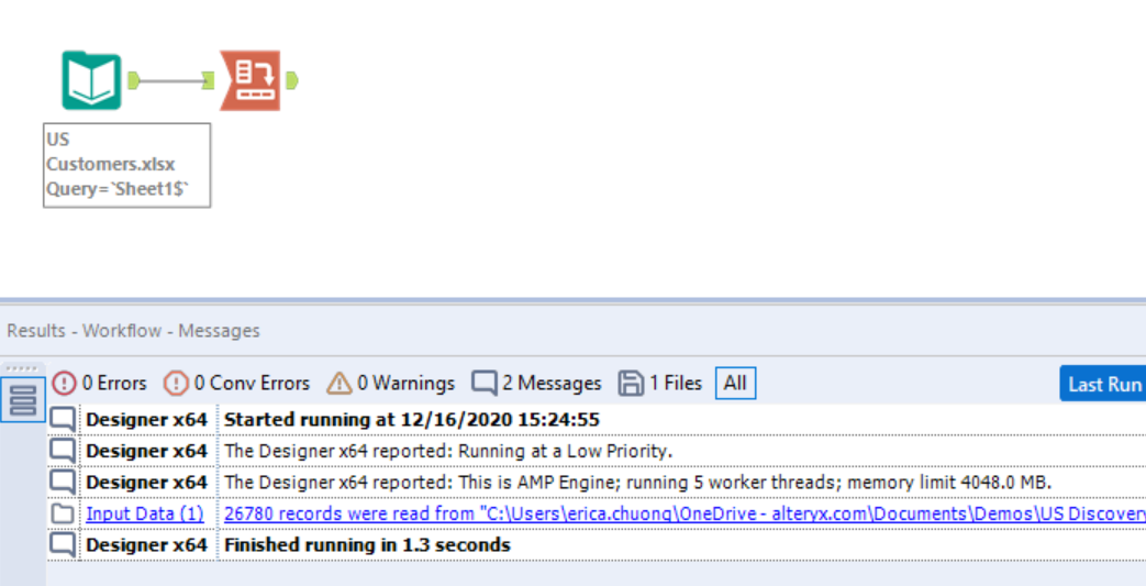 AMP engine does not work with crosstab Alteryx Community