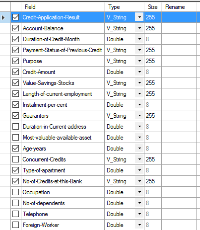 my variables