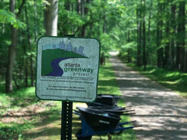 This is the largest expanse of tree cover in Atlanta at about 300 acres.