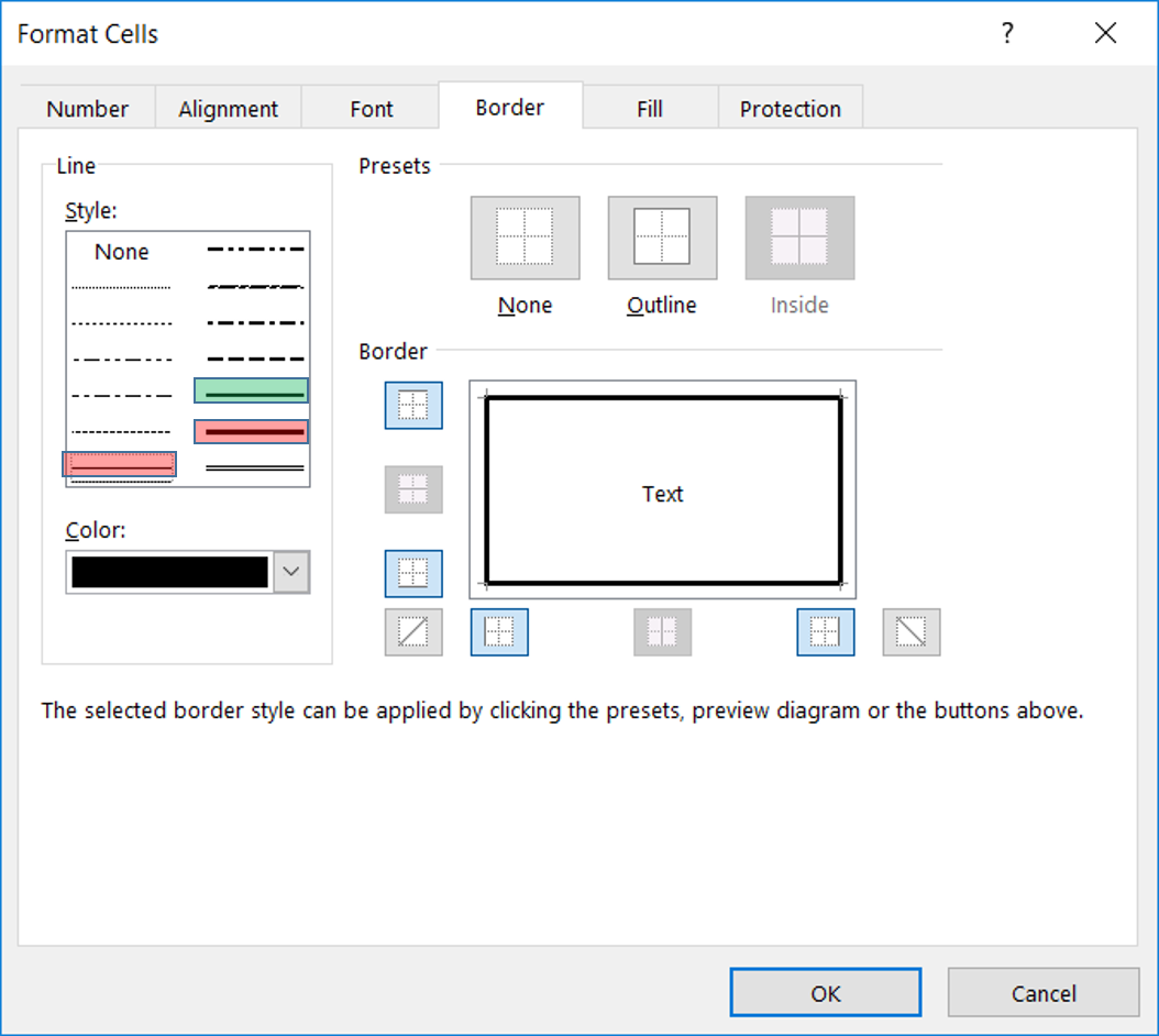 How to get particular border style in Excel? - Alteryx Community