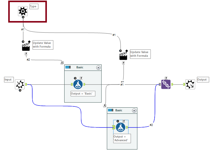 collapse radio button with containers not working. Alteryx Community