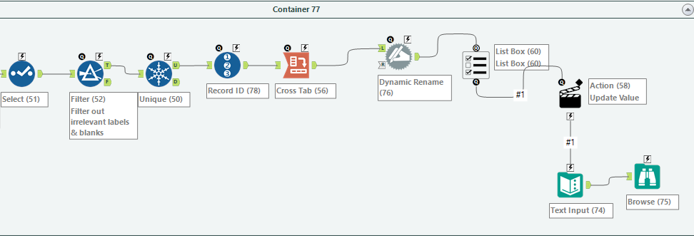 Create a List Box interface based on a column of d... - Alteryx Community