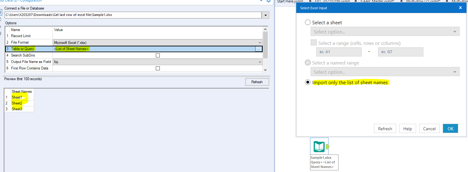 List All Tab Names In Excel Workbook Alteryx Community