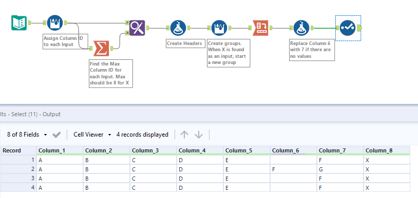 Solved Single Column To Table Alteryx Community 4137
