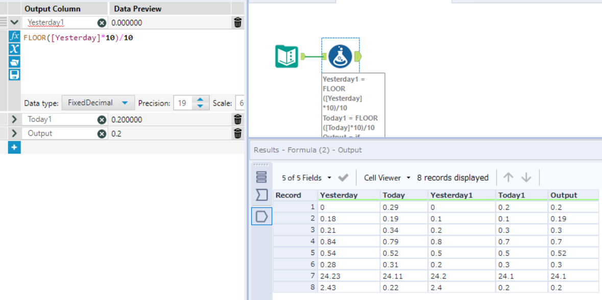 Solved: Decimal range for output - Alteryx Community