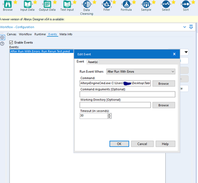 Solved: Cannot execute After Run command on server - Alteryx Community