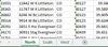 Resulting Excel