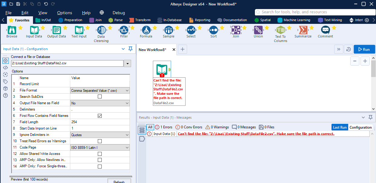 Error Cant Find The File “ Pathfilename ” Mak Alteryx Community 1624