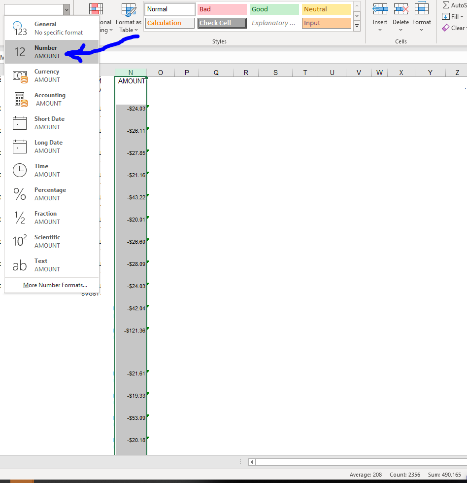 selecting same data type