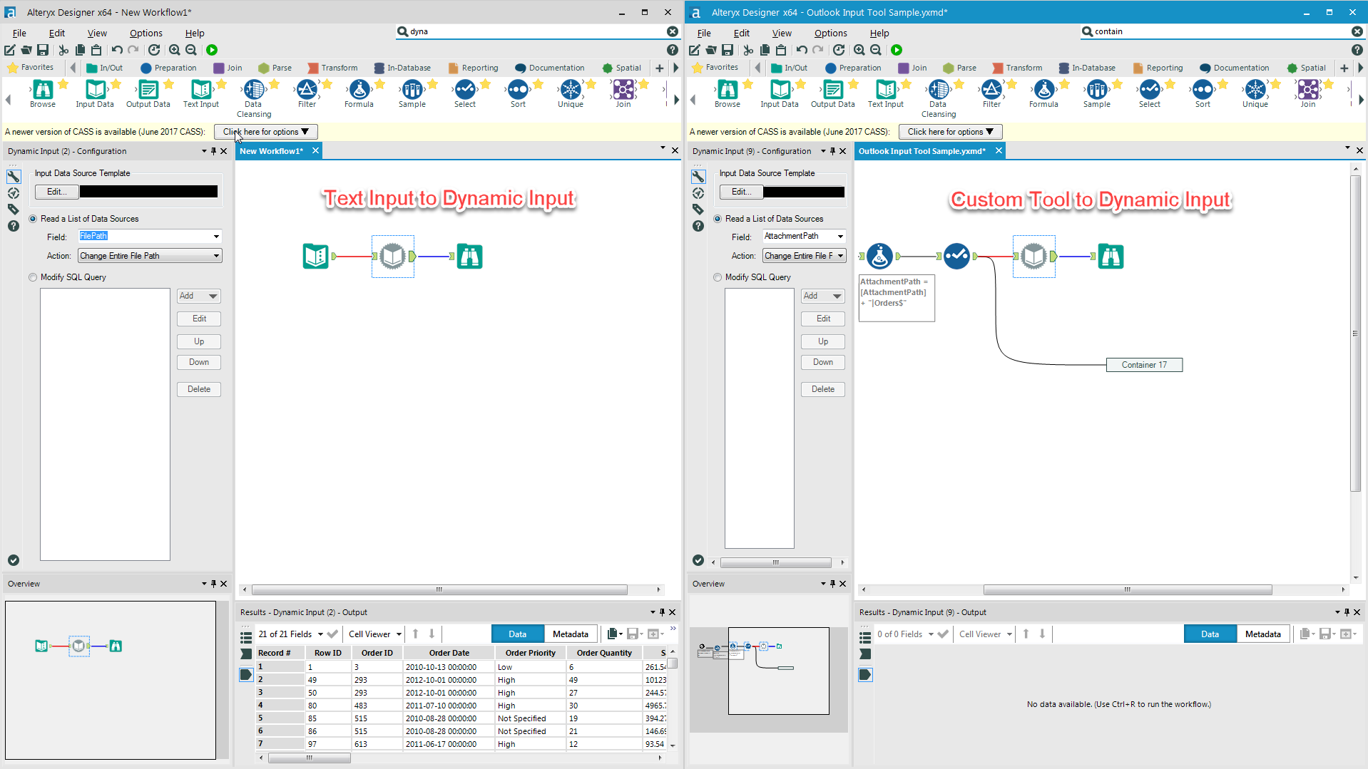 Solved Dynamic Input Not Producing Results Alteryx Community 1598