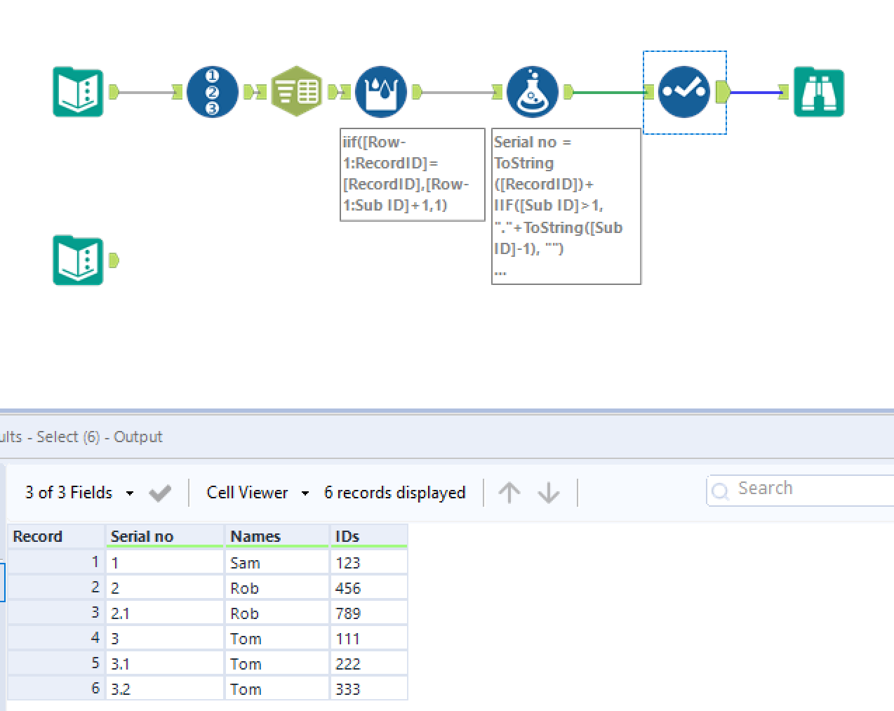 Solved Creating Dynamic Serial Number Alteryx Community 8081