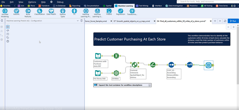 Seamlessly add Alteryx Machine Learning predictions right into your existing Designer workflows.
