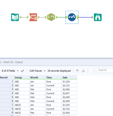 Solved How to convert header into row values and split he