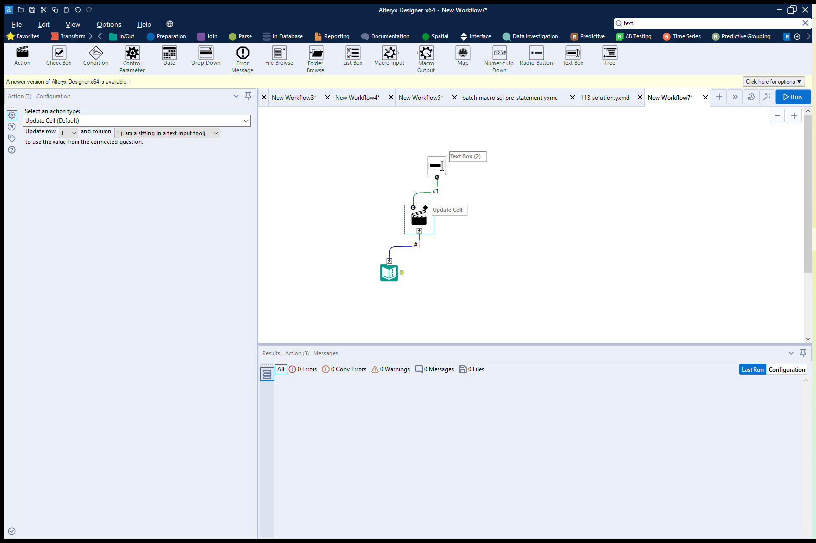 Updating Records in text input tool with text box ... - Alteryx Community