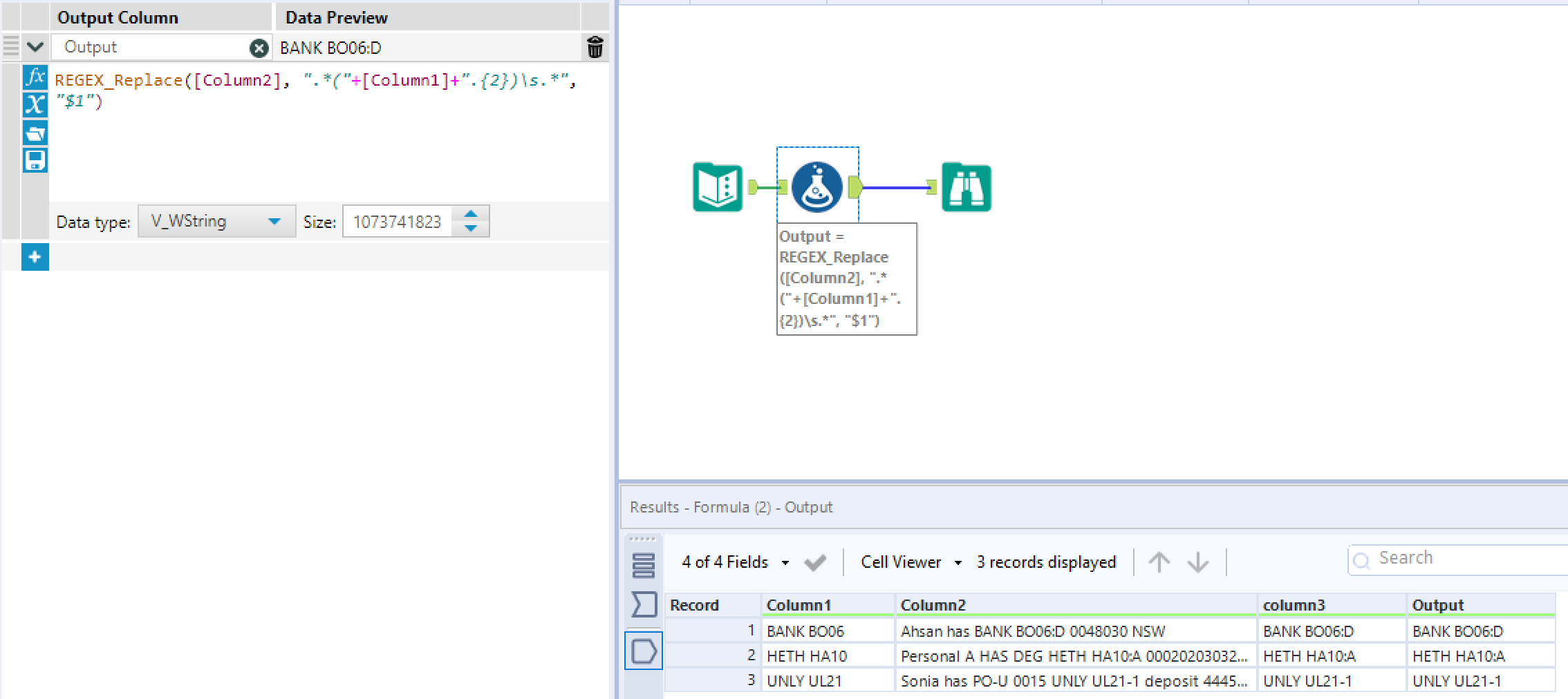Solved: Compare two Columns for string to extract matched... - Alteryx ...