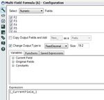 MultiField Formula for E Notation conversion