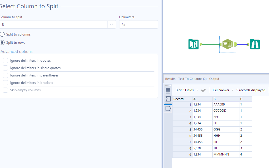 How To Separate Cell In Rows