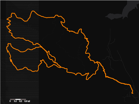 A map of the route