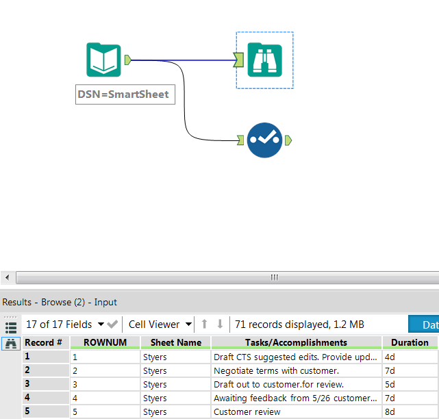 Using Browse tool