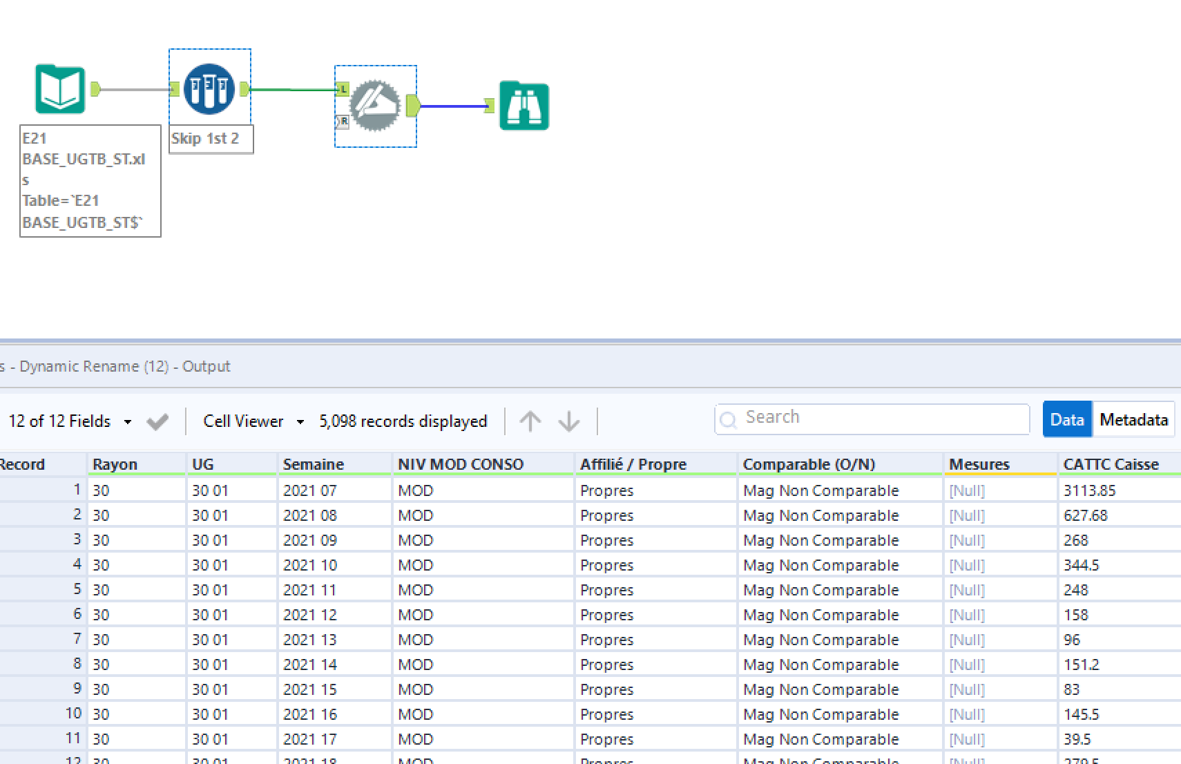 Delete of some Line Alteryx Community