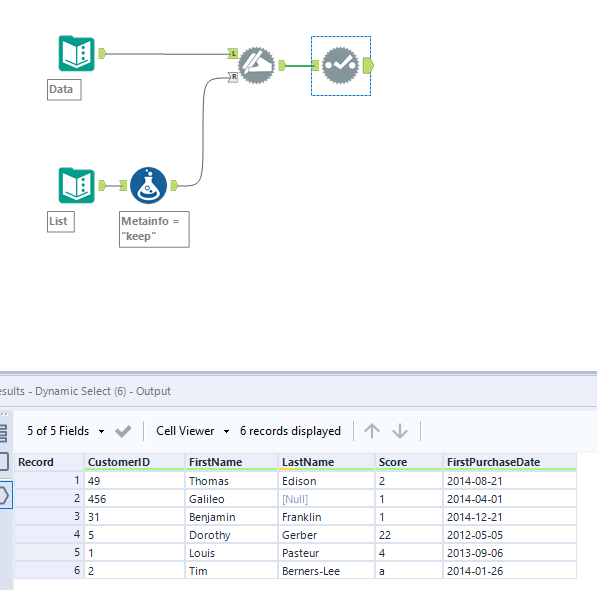 Solved Select Columns Based On A List Alteryx Community 2820